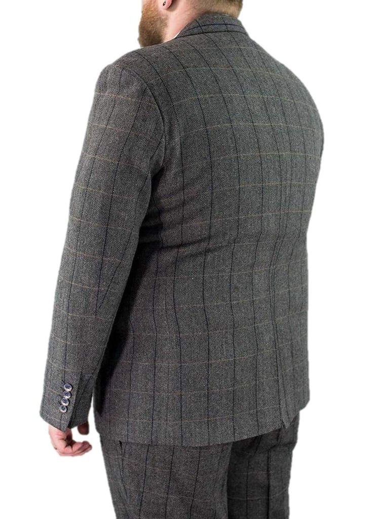Cavani Albert Grey Tweed Blazer