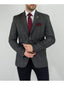 Cavani Albert Grey Mens Sim Fit Tweed Style Jacket