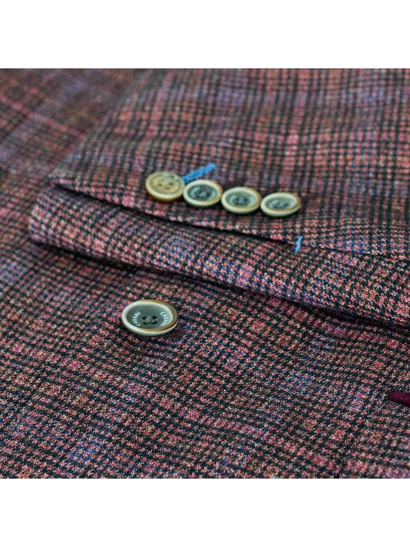 Cavani Carly 3 Piece Check Tweed Textured Suit - Suit & Tailoring