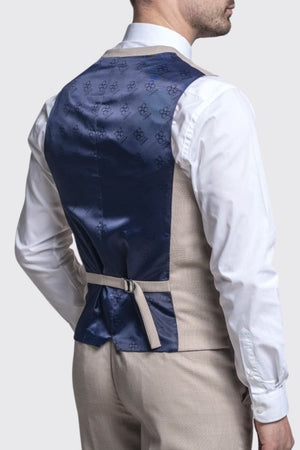 Cavani Miami Men’s Beige Waistcoat - Waistcoats