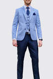 Baby blue blazer on sale men