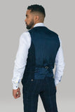 Cavani Angels Tweed Check Waistcoat