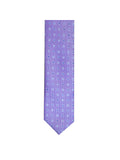 LA Smith Lilac Skinny Polka Dot Tie - Accessories