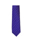 LA Smith Purple And White Skinny Polka Dot Tie