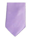 Lilac Plain Satin Tie Set