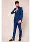 Marc Darcy Danny Royal Blue Three Piece Suit With Single Breasted Waistcoat