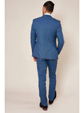 Marc Darcy Danny Sky Three Piece Suit With Single Breasted Waistcoat - Suit & Tailoring