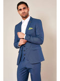 Marc Darcy Danny Sky Three Piece Suit With Single Breasted Waistcoat - Suit & Tailoring