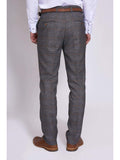 Marc Darcy Jenson Grey Check Trousers - Suit & Tailoring