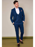 Marc Darcy Jerry Blue Check Blazer - Suit & Tailoring