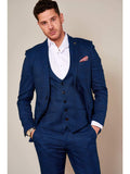 Marc Darcy Jerry Blue Check Blazer - Suit & Tailoring