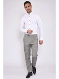 Marc Darcy Ross Grey Check Three Piece Suit - Suit & Tailoring