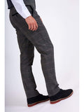 Marc Darcy Scott Grey Check Tweed Trousers - Suit & Tailoring