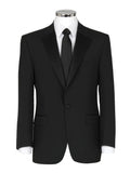 Menswearr Essentials Black Classic Fit Two Piece Dinner Suit - Suit & Tailoring