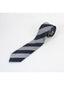 Navy Silver Stripe Tie Set