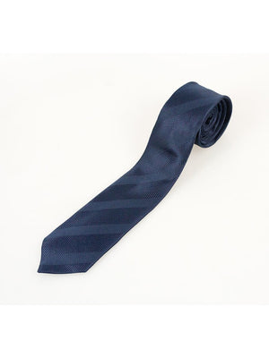 Navy Stripe Tie Set - Accessories