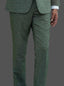 Skopes Jude Sage Herringbone Tweed Tappered Trousers