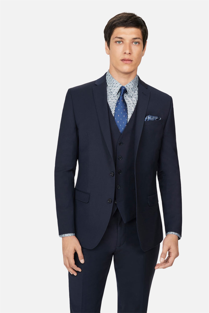 Ted Baker - Slim Fit Navy Panama Jacket