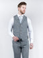 Torre Men's Blue 100% Wool Donegal Tweed Waistcoat