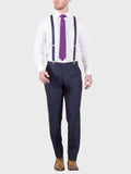 Torre Navy Mohair Trousers - Suit & Tailoring