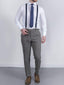 Torre Tweed Men's Grey Donegal Tweed Trousers