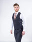 Torre Tweed Men's Navy 100% Wool Donegal Tweed Waistcoat